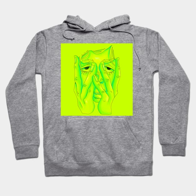 hands on me Hoodie by juulsart